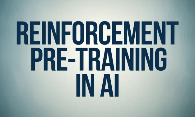 Reinforcement Pre-Training in AI