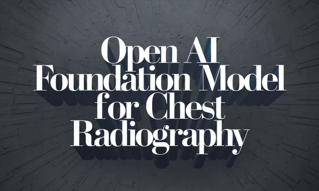 Open AI Foundation Model for Chest Radiography