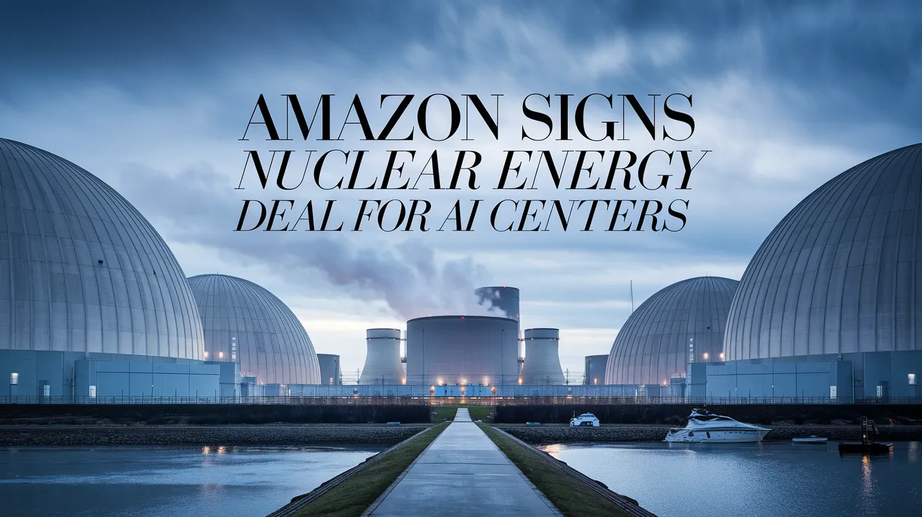 Amazon Signs Nuclear Energy Deal for AI Centers