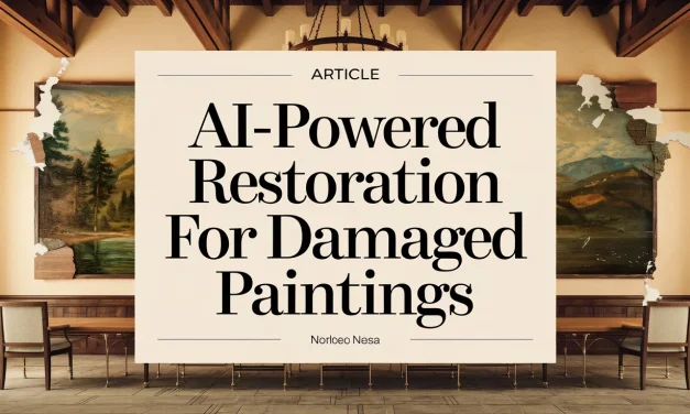 AI-Powered Restoration for Damaged Paintings