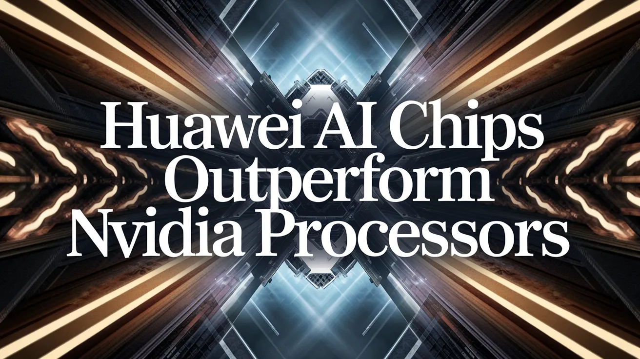 Huawei AI Chips Outperform Nvidia Processors