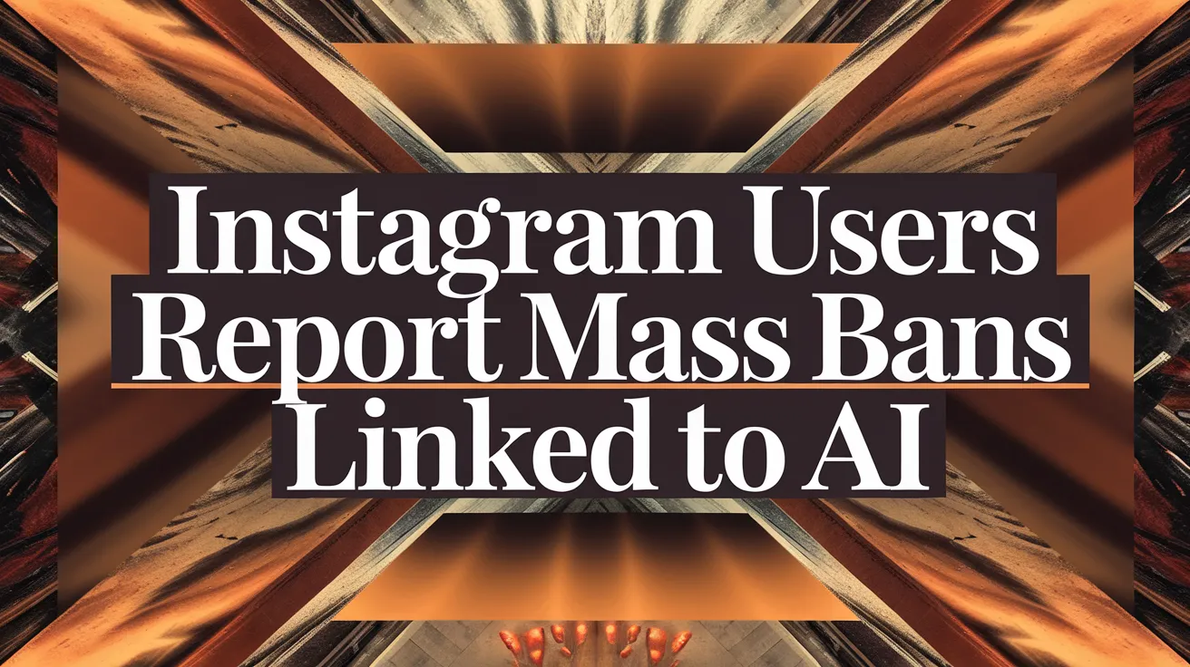 Instagram Users Report Mass Bans Linked to AI