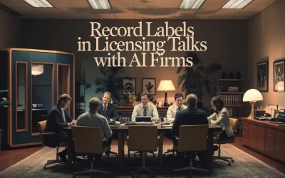 Record Labels in Licensing Talks with AI Firms