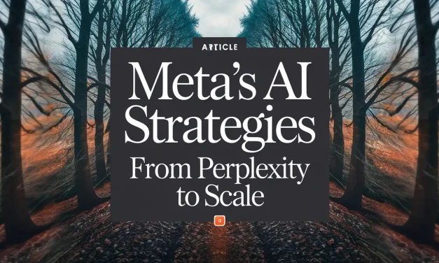 Meta’s AI Strategies: From Perplexity to Scale