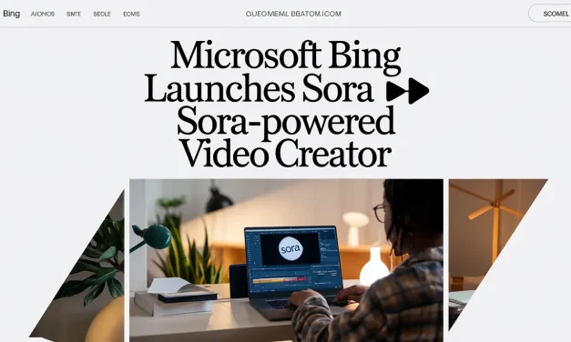 Microsoft Bing Launches Sora-Powered Video Creator