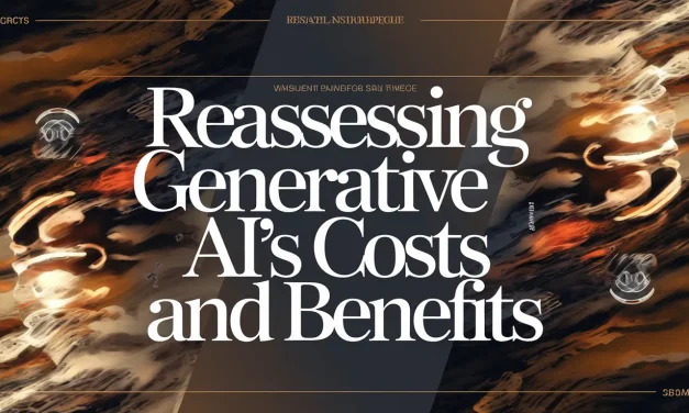 Reassessing Generative AI’s Costs and Benefits