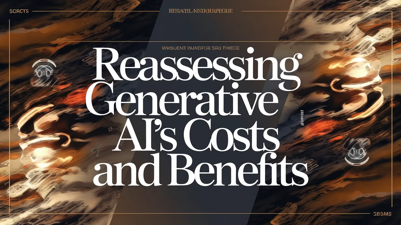 Reassessing Generative AI's Costs and Benefits