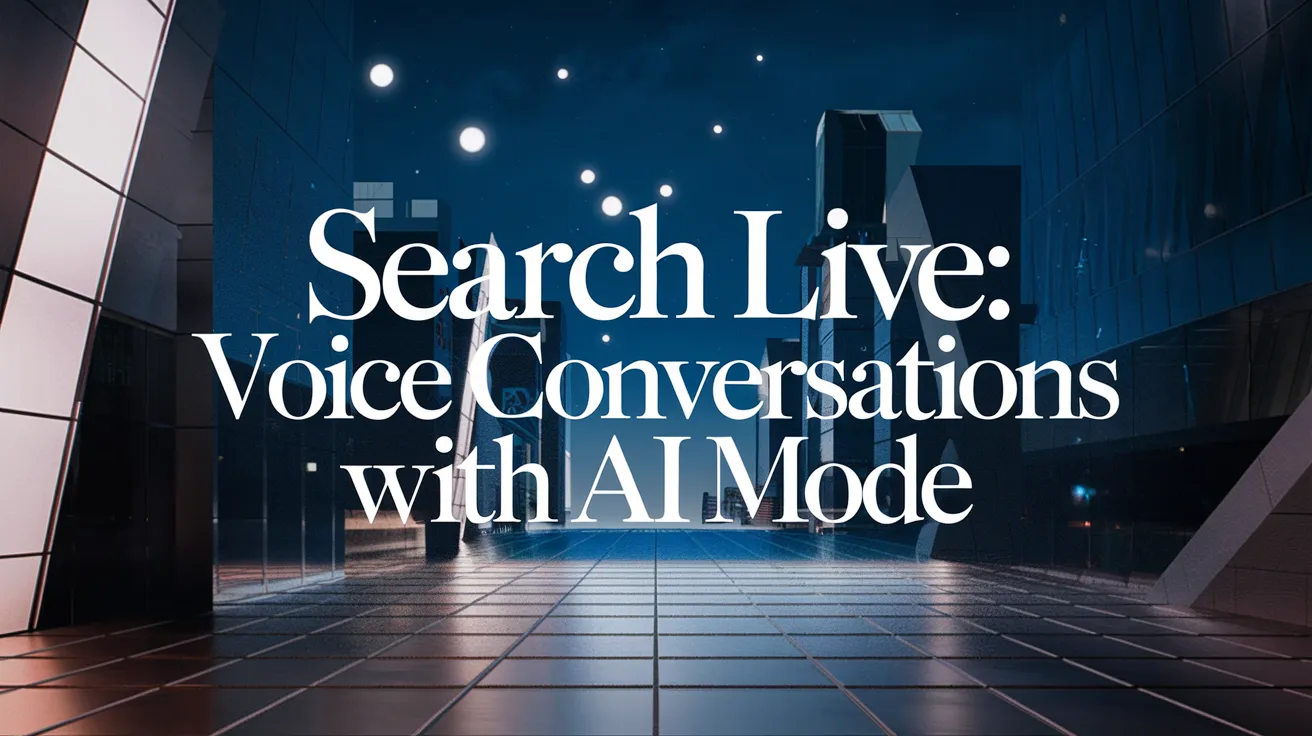 Search Live: Voice Conversations with AI Mode