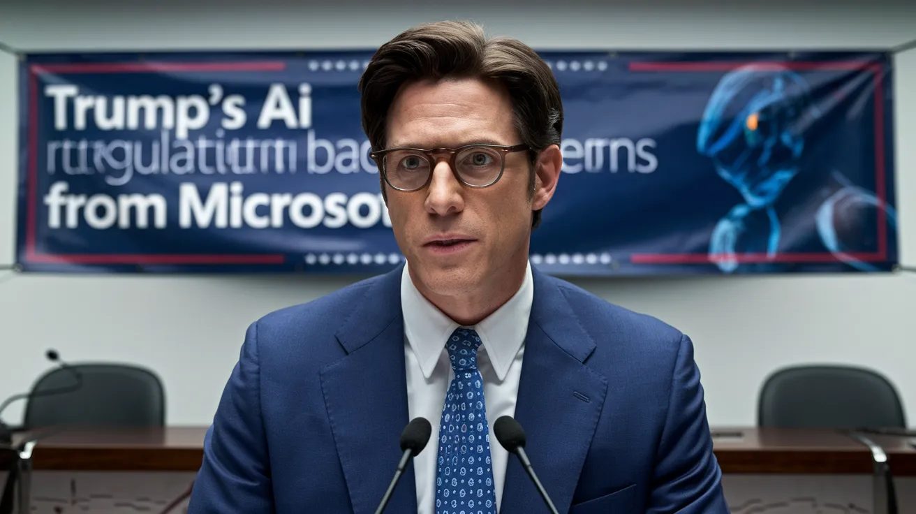 Trump's AI Regulation Ban: Concerns from Microsoft