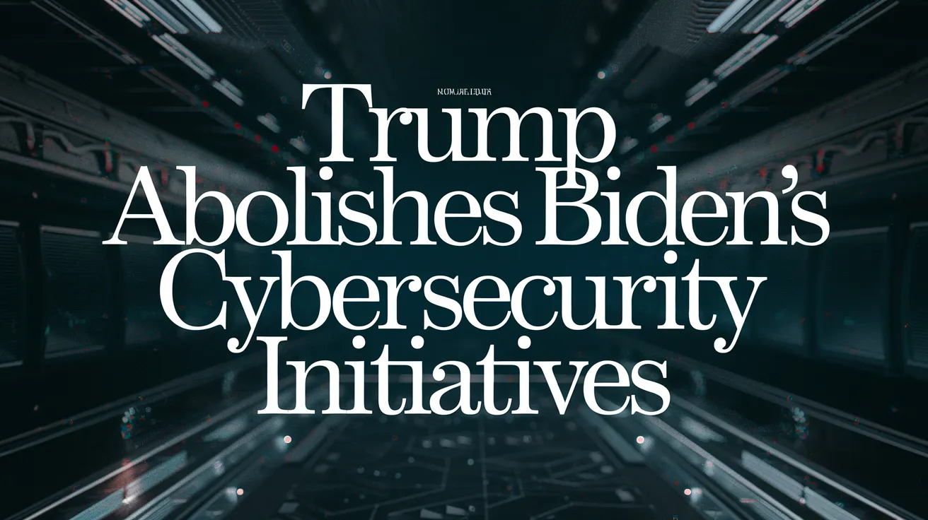 Trump Abolishes Biden's Cybersecurity Initiatives