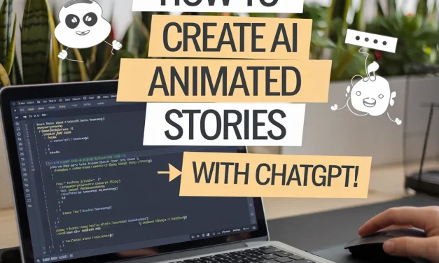 How To Create AI Animated Stories with ChatGPT!