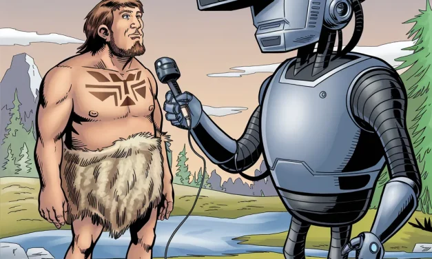 AI Interviews a Caveman
