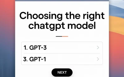 Using the Right ChatGPT Model for Better Results
