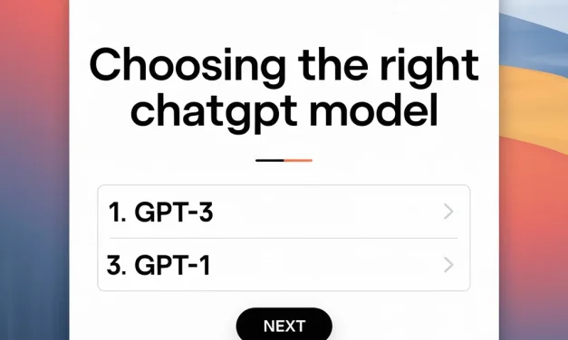 Using the Right ChatGPT Model for Better Results