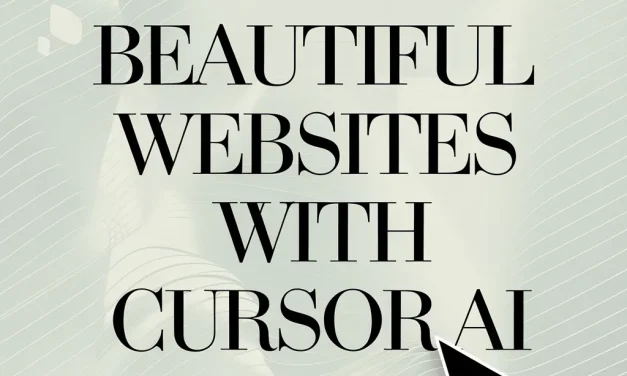 Build Beautiful Websites Using Cursor AI