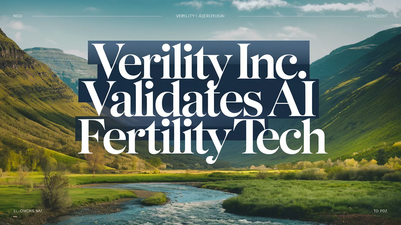 Verility Inc. Validates AI Fertility Tech
