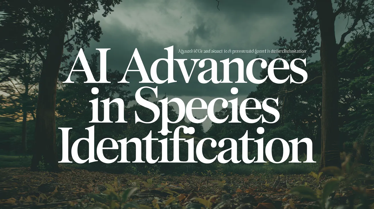 AI Advances in Species Identification