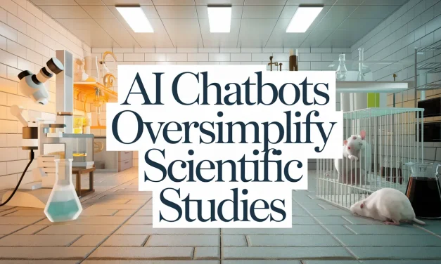 AI Chatbots Oversimplify Scientific Studies