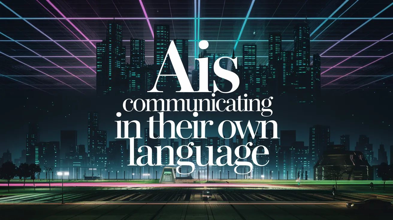 AIs Communicating in Their Own Language