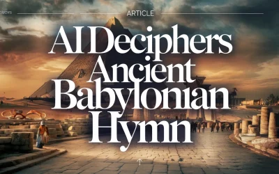 AI Deciphers Ancient Babylonian Hymn