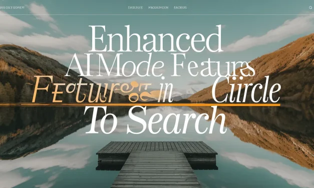 Enhanced AI Mode Features in Circle to Search