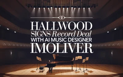 Hallwood Signs Record Deal with AI Music Designer Imoliver