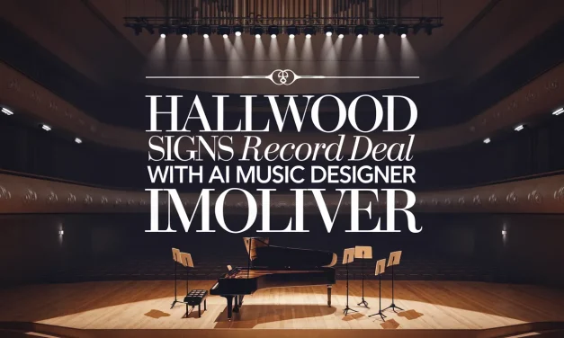 Hallwood Signs Record Deal with AI Music Designer Imoliver