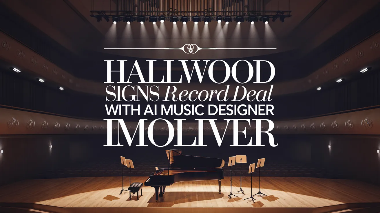 Hallwood Signs Record Deal with AI Music Designer Imoliver
