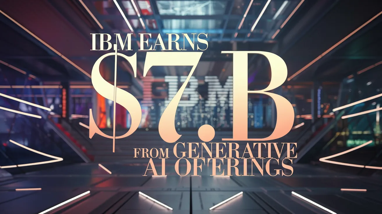 IBM Earns $7.5B from Generative AI Offerings
