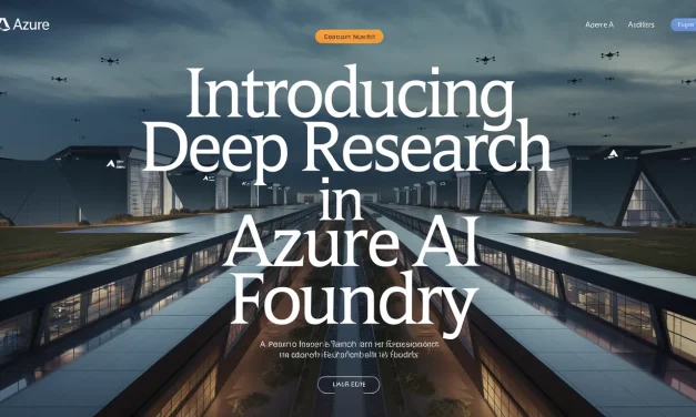 Introducing Deep Research in Azure AI Foundry