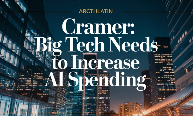 Cramer: Big Tech Needs to Increase AI Spending