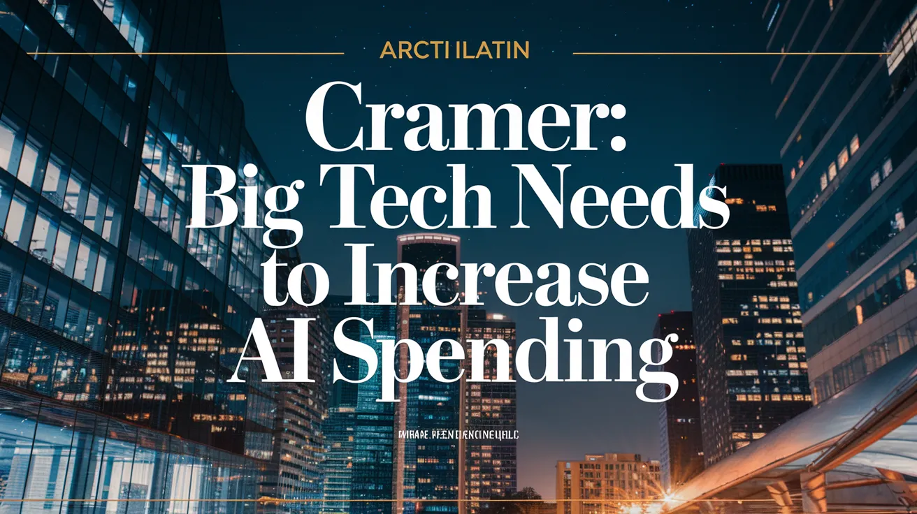 Cramer: Big Tech Needs to Increase AI Spending