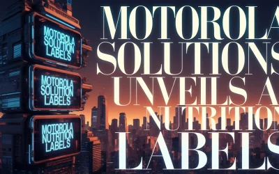 Motorola Solutions Unveils AI Nutrition Labels