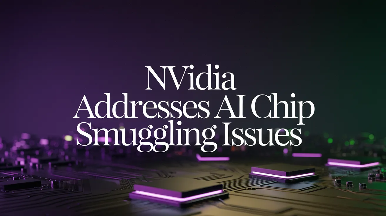Nvidia Addresses AI Chip Smuggling Issues