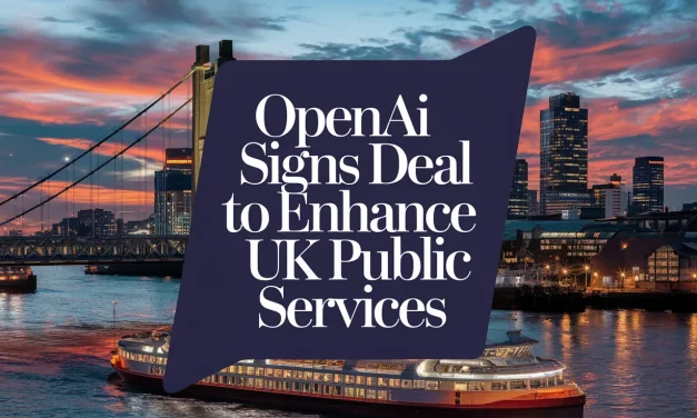 OpenAI Signs Deal to Enhance UK Public Services