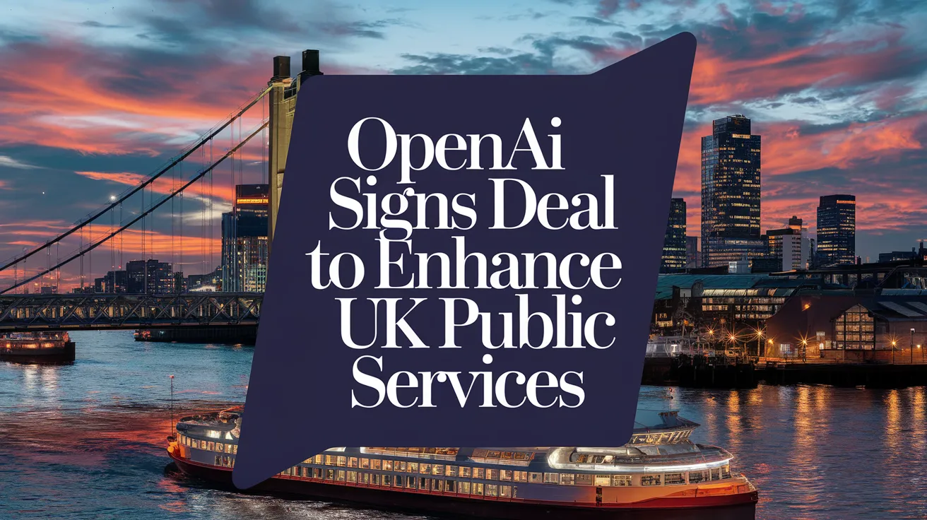 OpenAI Signs Deal to Enhance UK Public Services
