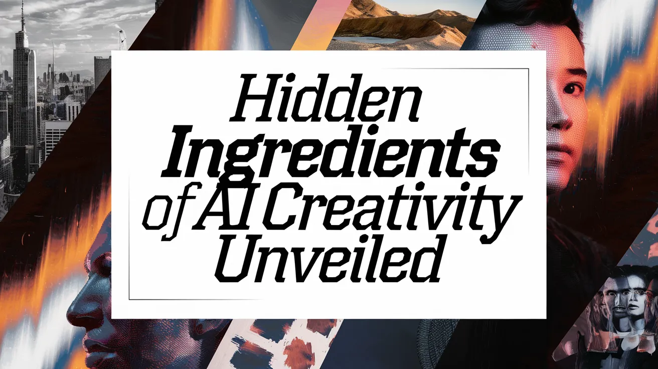 Hidden Ingredients of AI Creativity Unveiled