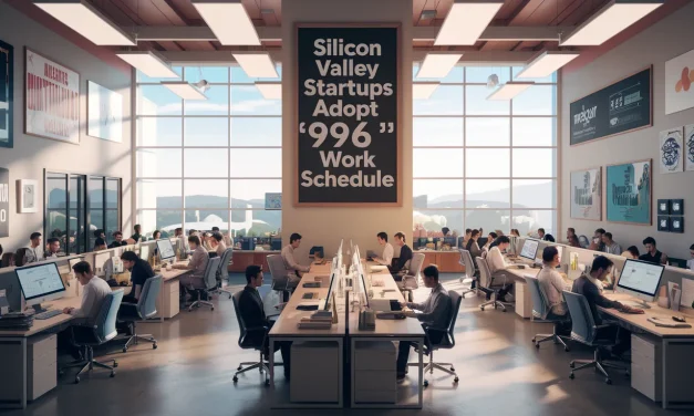 Silicon Valley Startups Adopt ‘996’ Work Schedule