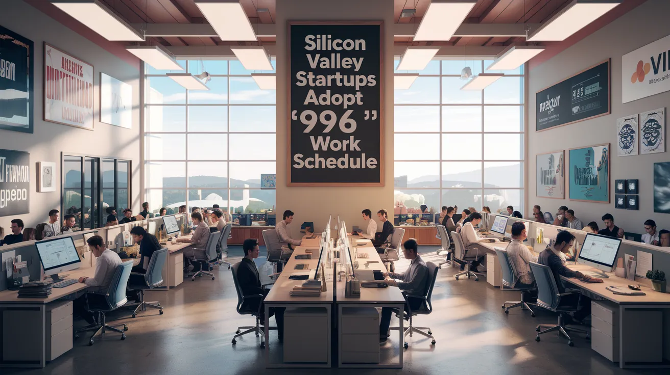 Silicon Valley Startups Adopt ‘996’ Work Schedule