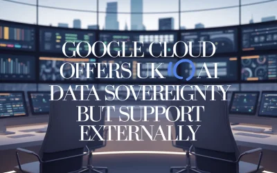 Google Cloud Offers UK AI Data Sovereignty but Support Externally
