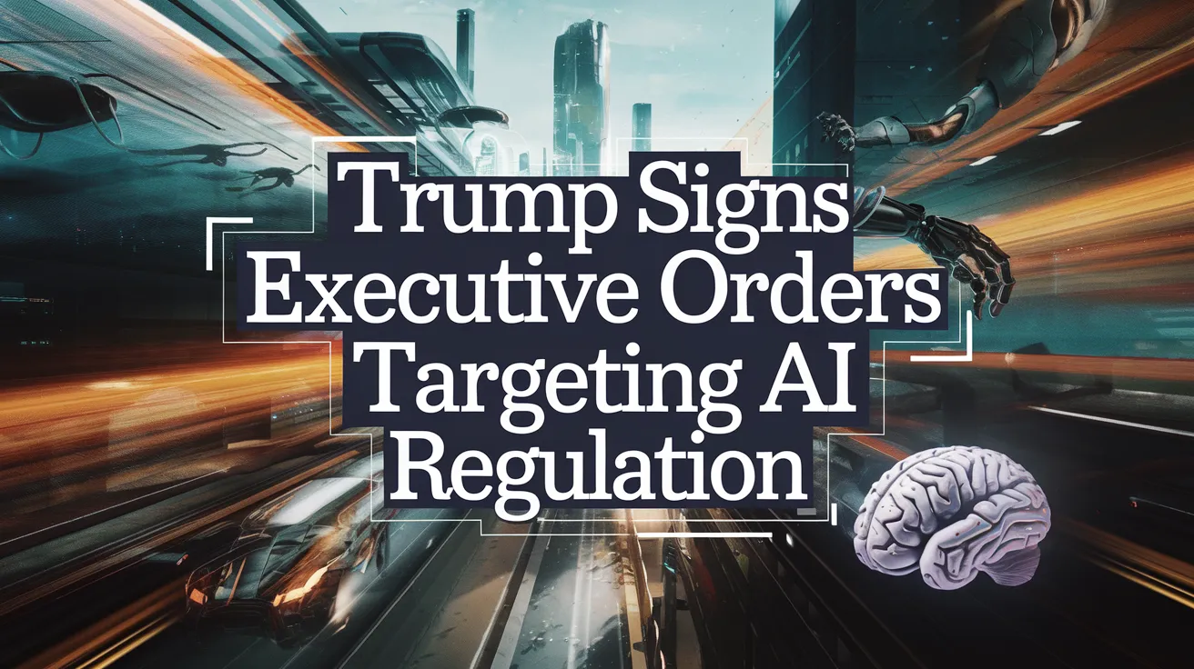 Trump Signs Executive Orders Targeting AI Regulation