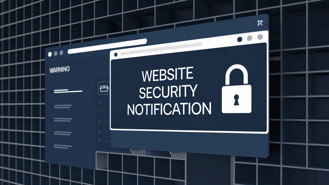 Website Security Notification