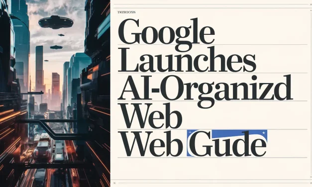 Google Launches AI-Organized Web Guide