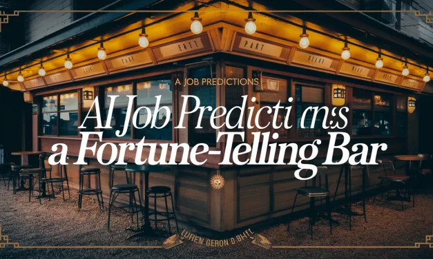 AI Job Predictions: A Visit to a Fortune-Telling Bar