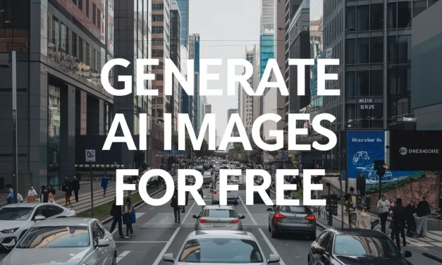 Generate AI images for free