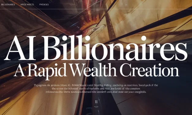 AI Billionaires: A Rapid Wealth Creation