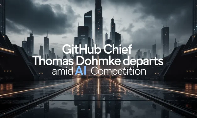 GitHub Chief Thomas Dohmke Departs Amid AI Competition