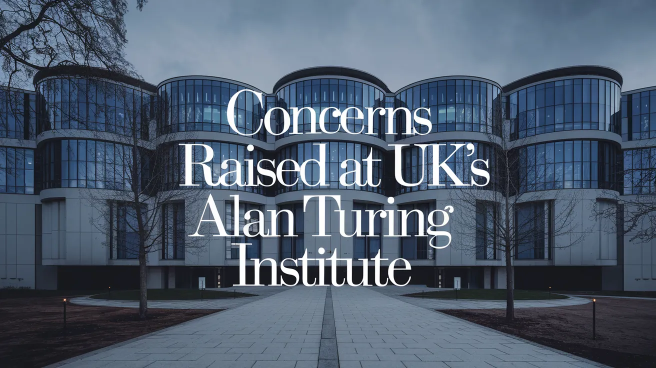 Concerns Raised at UK's Alan Turing Institute