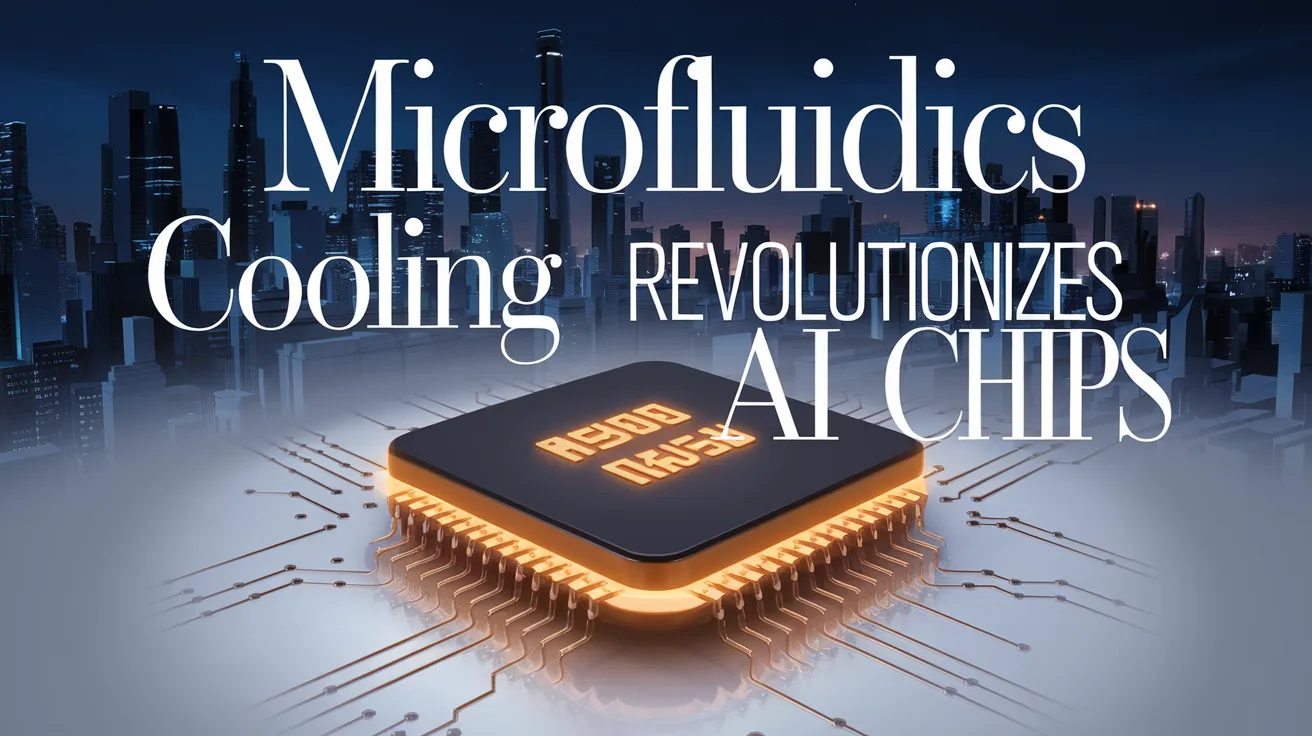Microfluidics Cooling Revolutionizes AI Chips