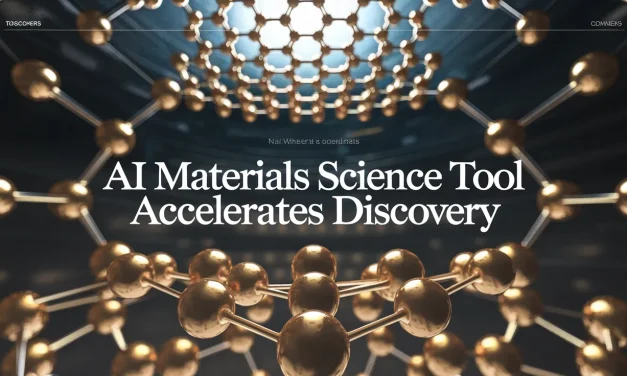 AI Materials Science Tool Accelerates Discovery